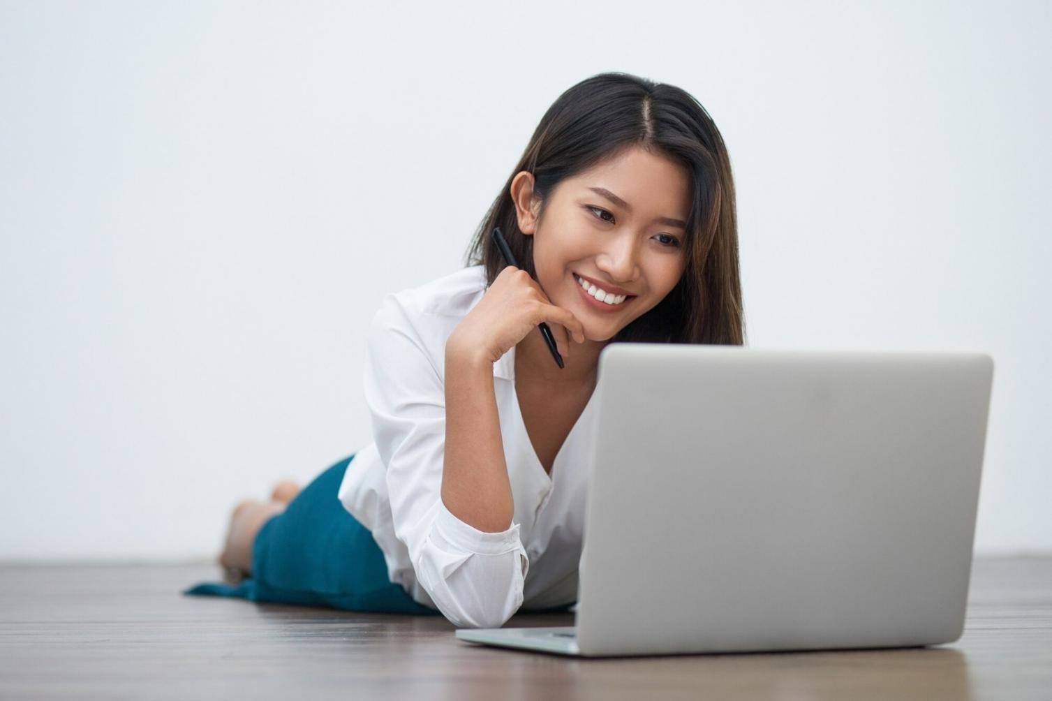 Estudante a aprender conceitos fundamentais